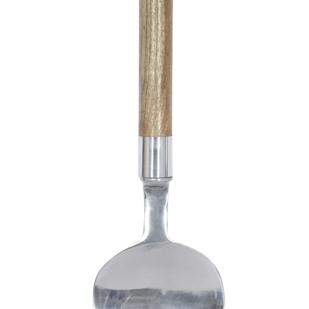 Maple and Jade 22&quot; x 7&quot; Kitchen Utensils Wall Decor in Brown and Silver &#40;Set of 2&#41;, , large