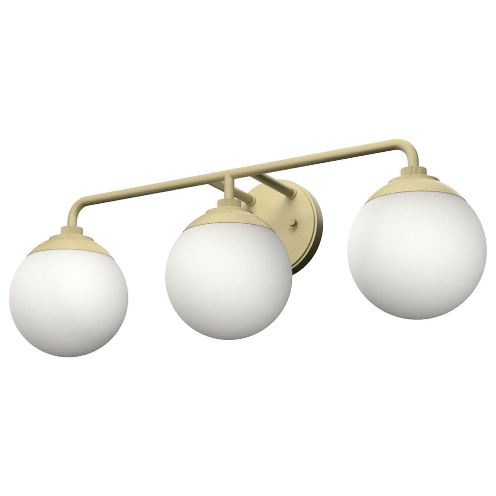 Hunter Hepburn 3-Light Vanity in Painted Modern Brass, , large