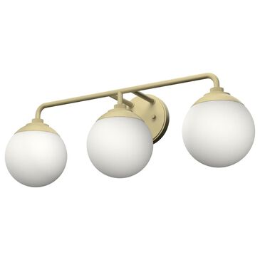 Hunter Hepburn 3-Light Vanity in Painted Modern Brass, , large