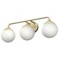 Hunter Hepburn 3-Light Vanity in Painted Modern Brass, , large