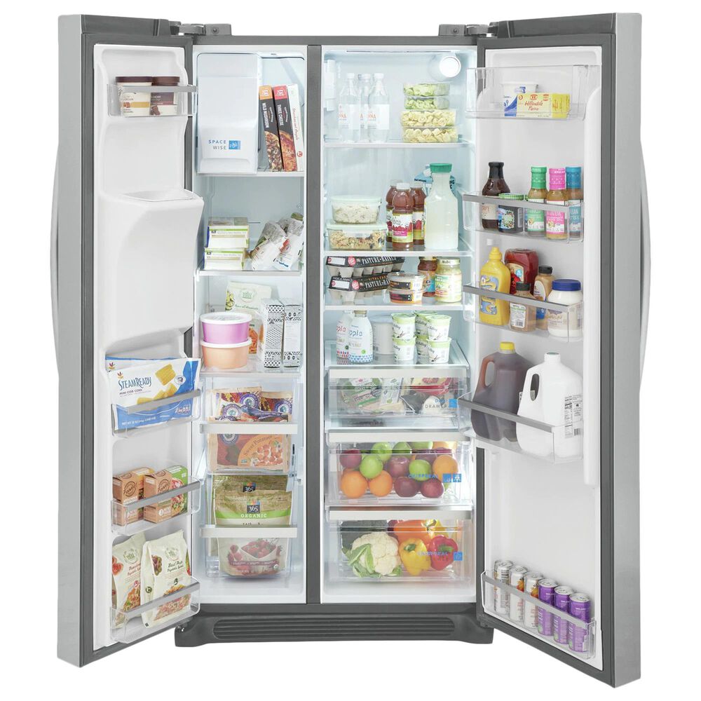 Frigidaire Gallery 22.3 Cu. Ft. Counter Depth Side-By-Side Refrigerator in Stainless Steel, , large