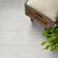 MS International Brickstone White 2" x 10" Porcelain Tile, , large