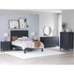Ashley Simmenfort 2-Drawer Nightstand in Navy Blue, , large