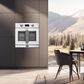 Forno Gallico 30" Single Electric Wall Oven with French Door in Stainless Steel, , large