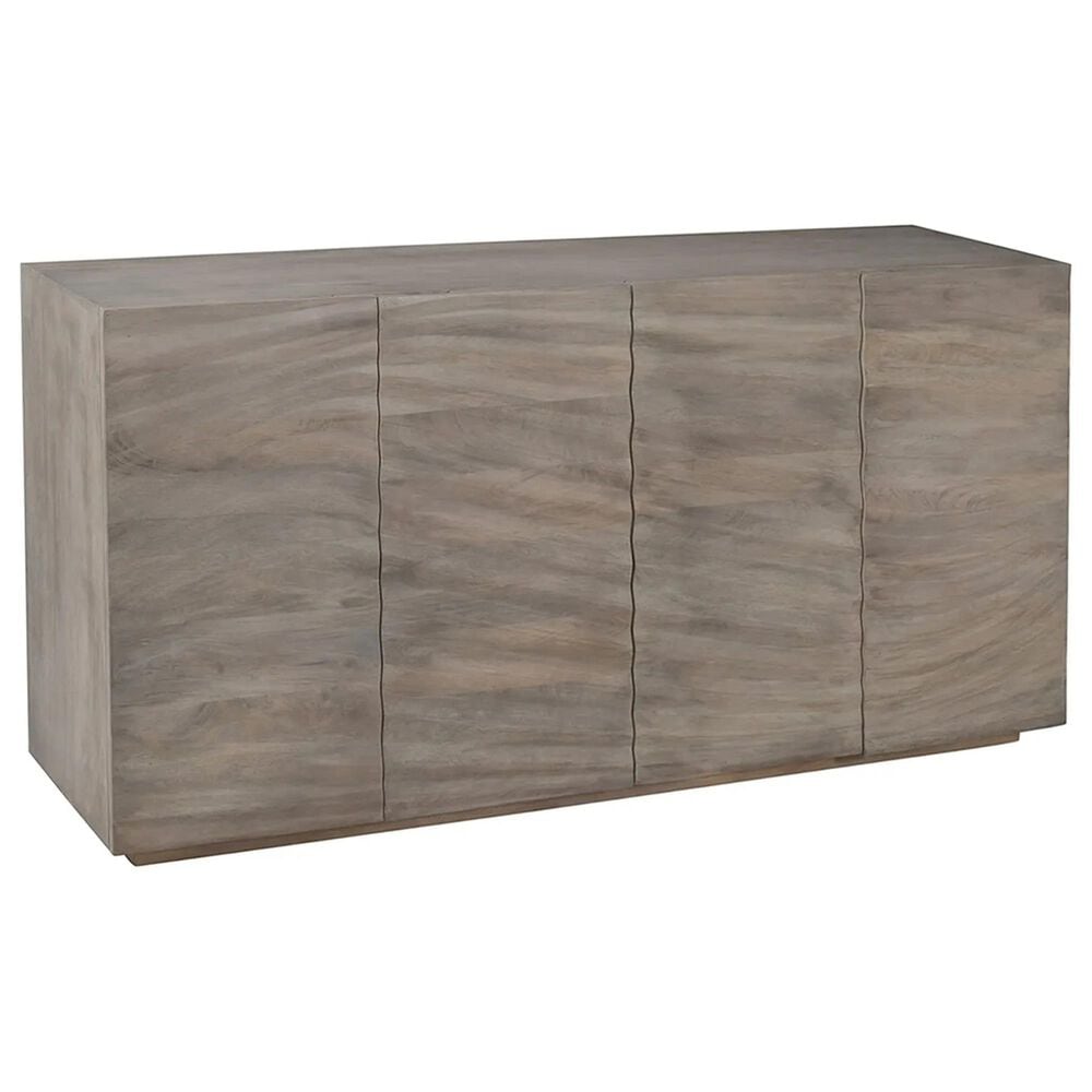 Slatehouse Drift 4-Door Sideboard in Brown Stain, , large