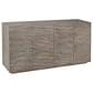 Slatehouse Drift 4-Door Sideboard in Brown Stain, , large