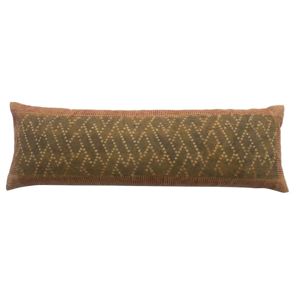 Amity Home Zenda 14" x 42" Long Bolster Throw Pillow in Brown, , large