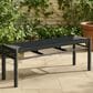 Zuo Modern Iska Bench in Black, , large