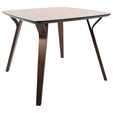 Lumisource Folia Dining Table in Walnut/Walnut, , large