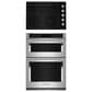 Kitchenaid 2-Piece Kitchen Package with PrintShield Stainless Steel 30" Combination Microwave Wall Oven and Black 30" Electric Cooktop, , large
