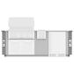 Hestan 8" Outdoor Living Suite with Side Burner in Stainless Steel, , large