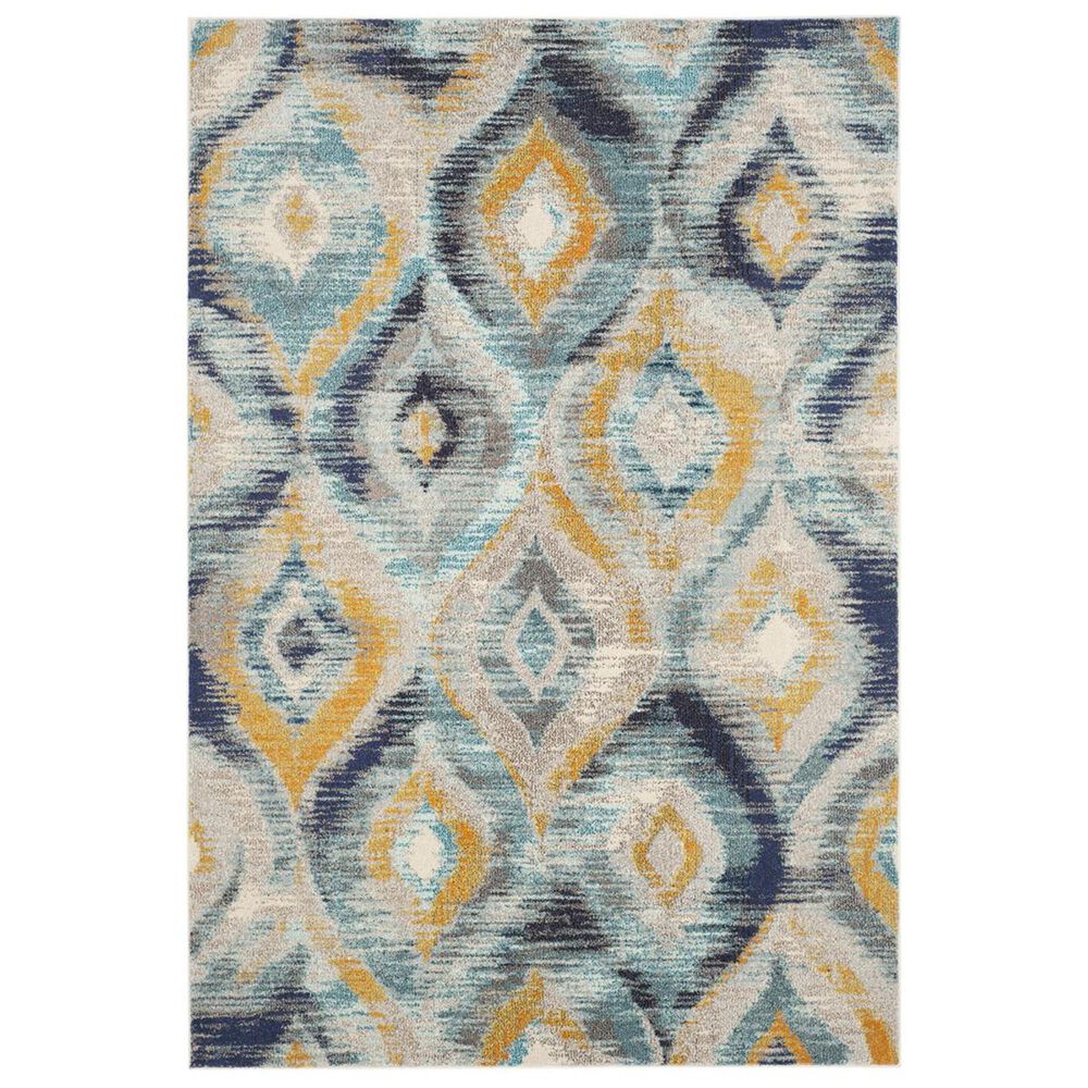 Safavieh Monaco MNC242J-5 5&#39;1&quot; x 7&#39;7&quot; Blue/Multi Area Rug, , large