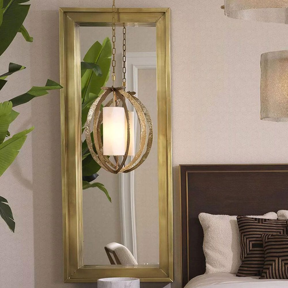 Eichholtz Magenta Mirror in Vintage Brass, , large