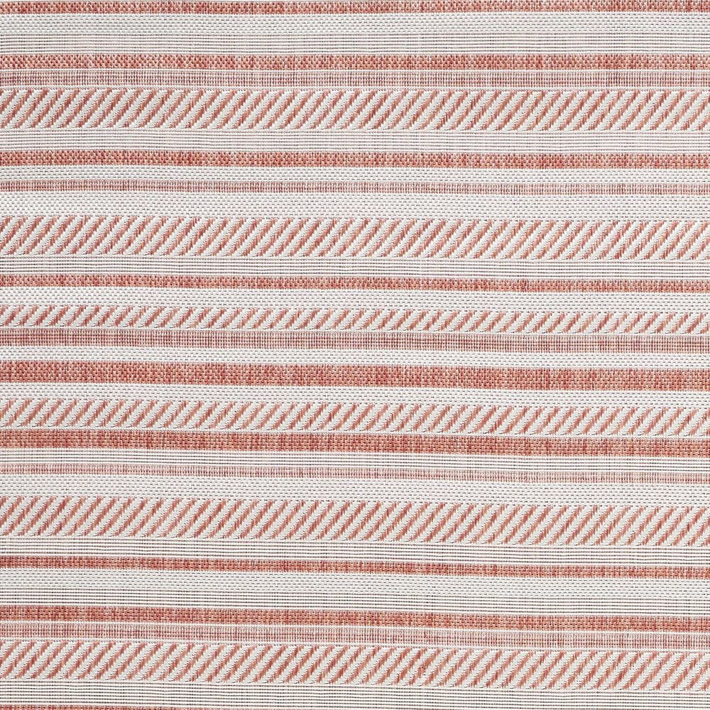Surya Eagean EAG-2423 Rust, Ivory, Dusty Pink and Dusty Coral 2&#39; x 2&#39;11&quot; Indoor/Outdoor Area Rug, , large