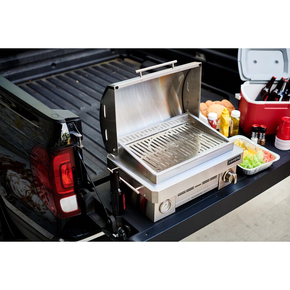 Coyote Outdoor CCVRPG-CT Portable Liquid Propane Gas Grill in Stainless Steel, , large