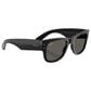 Rayban Glasses Mega Wayfarer Blacked Out Sunglasses with Ultra Black Lenses in Polished Black, , large