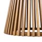 Hearth and Haven Outdoor Round Dining Table in Light Teak - Table Only, , large