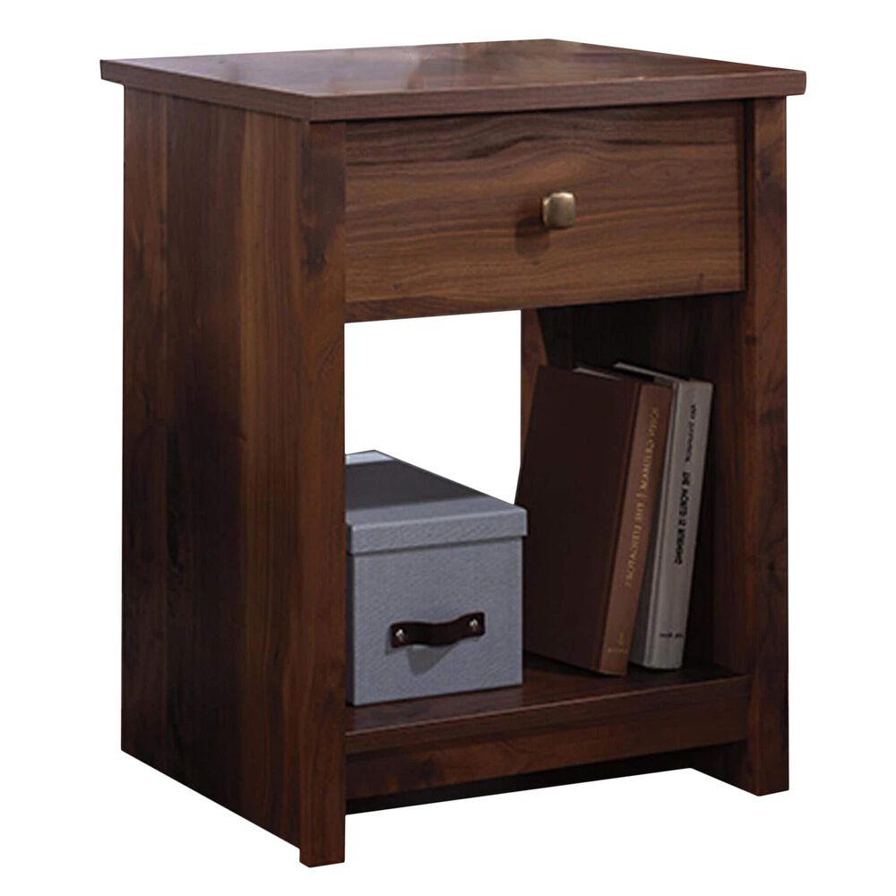 Sauder River Ranch 1-Drawer Nightstand in Grand Walnut, , large