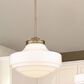 Golden Lighting Ingalls 1-Light Pendant Light in Modern Brass, , large