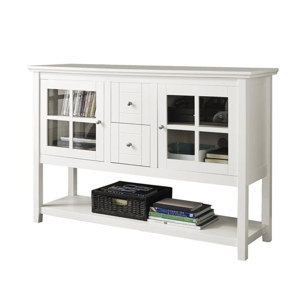 Walker Edison 52&quot; TV Stand in White, , large