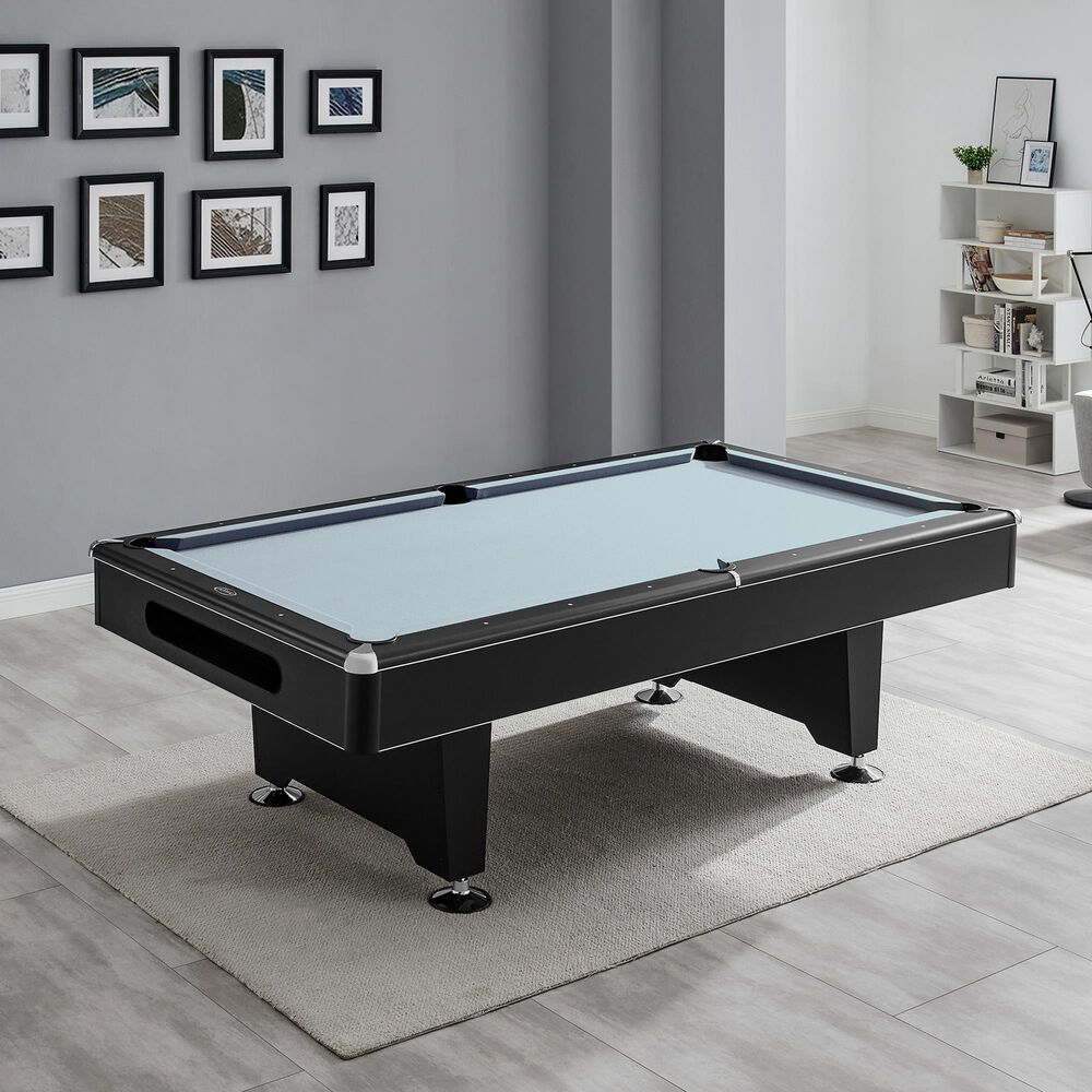 Imperial International 8&#39; Eliminator Pool Table in Slate with Titanium Felt, , large