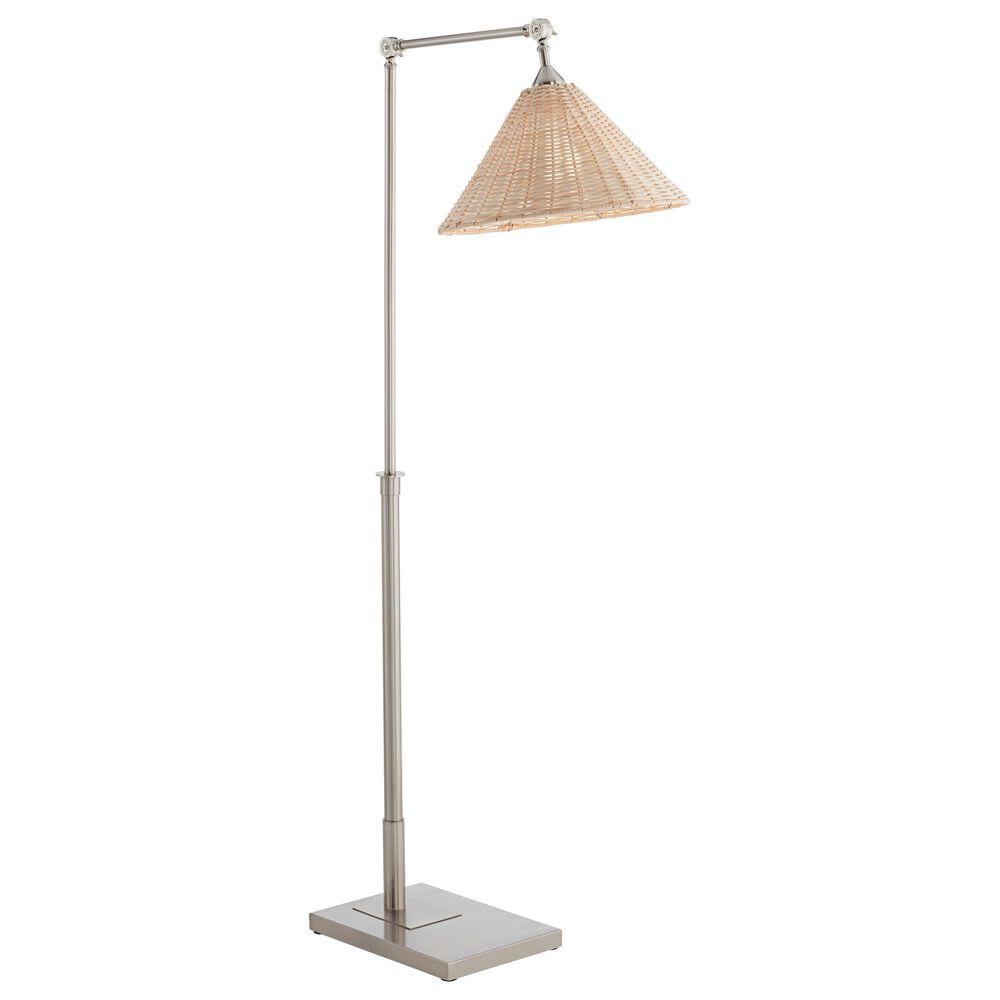 Pacific Coast Lighting West Palm Floor Lamp in Brushed Nickel and Brushed Steel, , large