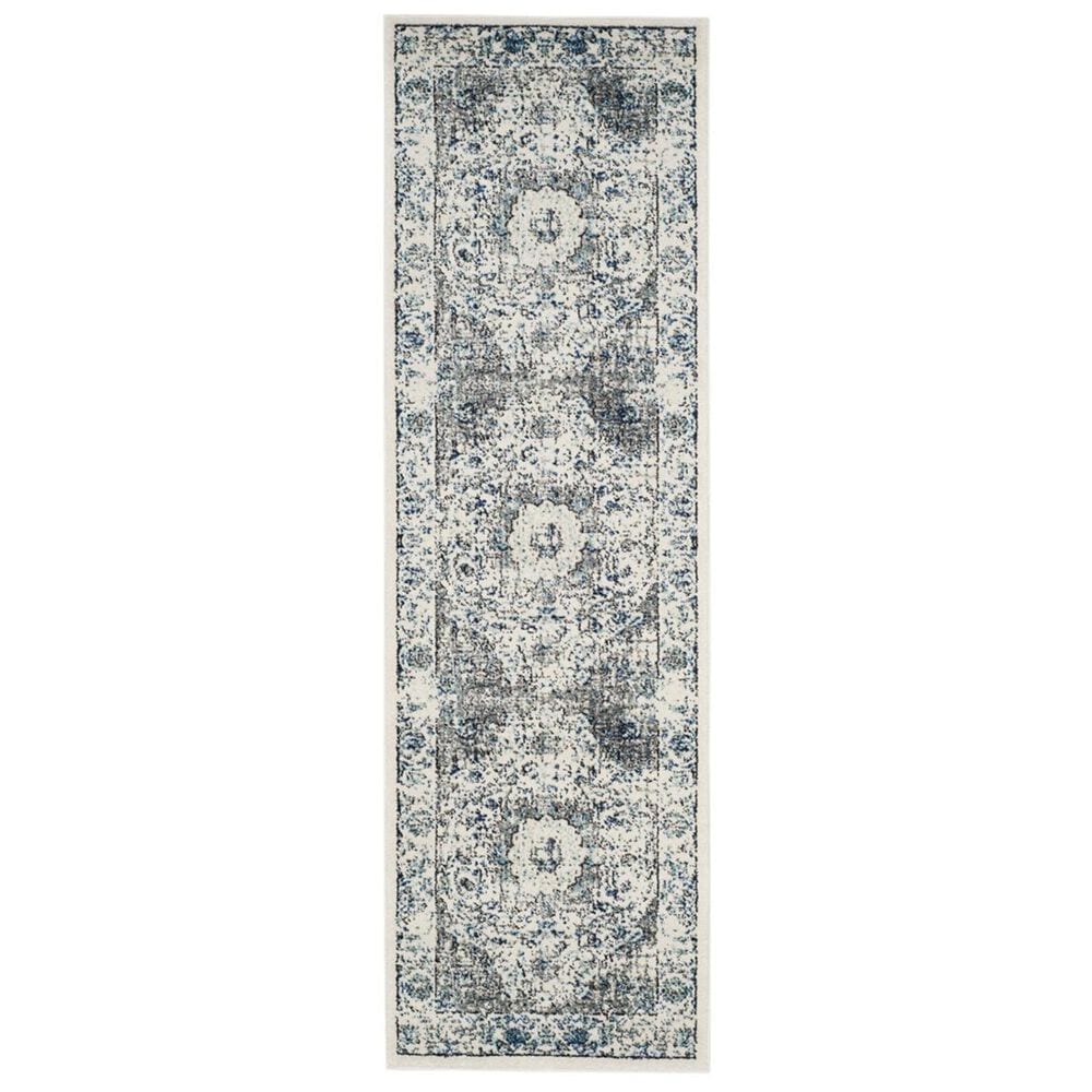 Safavieh Evoke EVK220D 2"2" x 17" Grey and Ivory Runner, , large