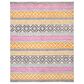 Safavieh Micro-Loop 8" x 10" Ivory and Rust Area Rug, , large