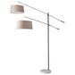 Adesso Manhattan 2-Arm Arc Lamp in Brushed Steel, , large