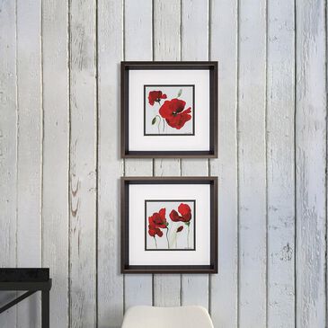 Propac Red Poppy Framed Art (Set of 2), , large