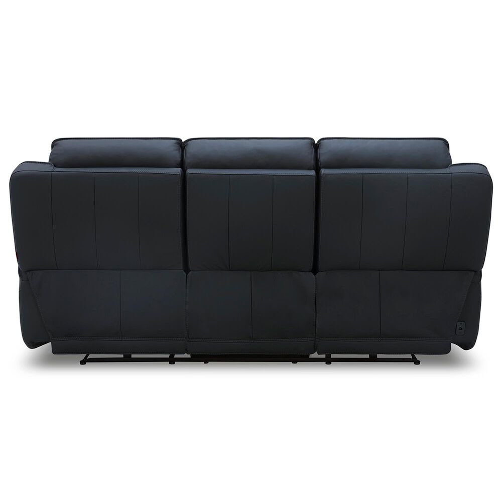 Interlochen High End Power Reclining Sofa with Power Headrest in Jet Black, , large
