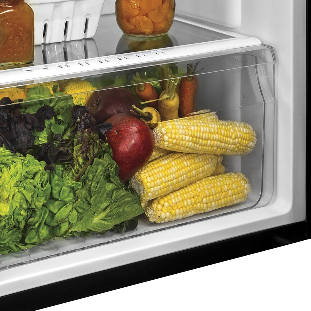 Haier 9.8 Cu. Ft. Top Freezer Refrigerator in Black, , large