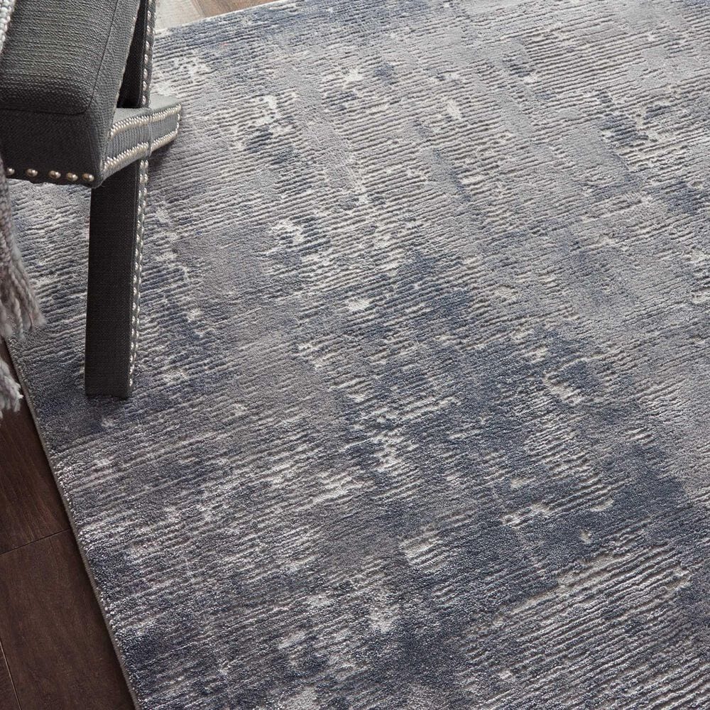 Nourison Rustic Textures RUS05 9&#39;3&quot; x 12&#39;9&quot; Grey Area Rug, , large