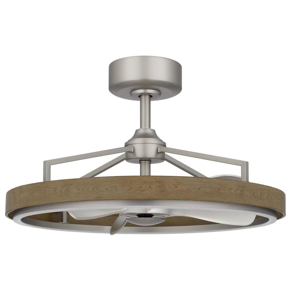 Cal Lighting Arroyo Ceiling Fan Light in Brushed Steel, , large