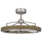 Cal Lighting Arroyo Ceiling Fan Light in Brushed Steel, , large