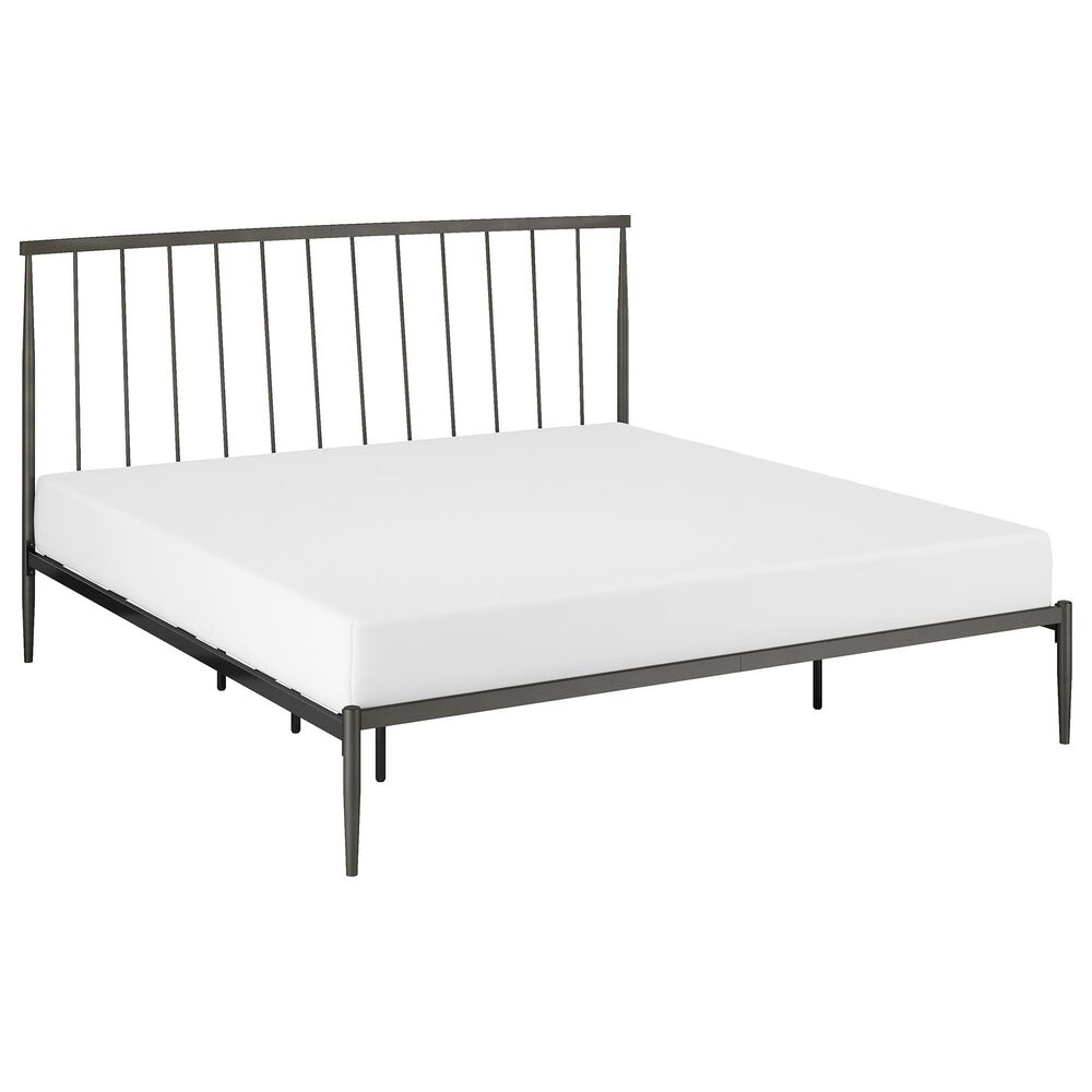 Richlands Furniture Kent King Platform Bed in Oiled Bronze, , large