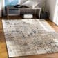 Surya Pune Light Beige, Tan, Dark Brown, Black and Charcoal 6"7" x 9"6" Area Rug, , large