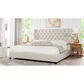 Jennifer Taylor Home Manhattan King Platform Bed in Light Beige, , large