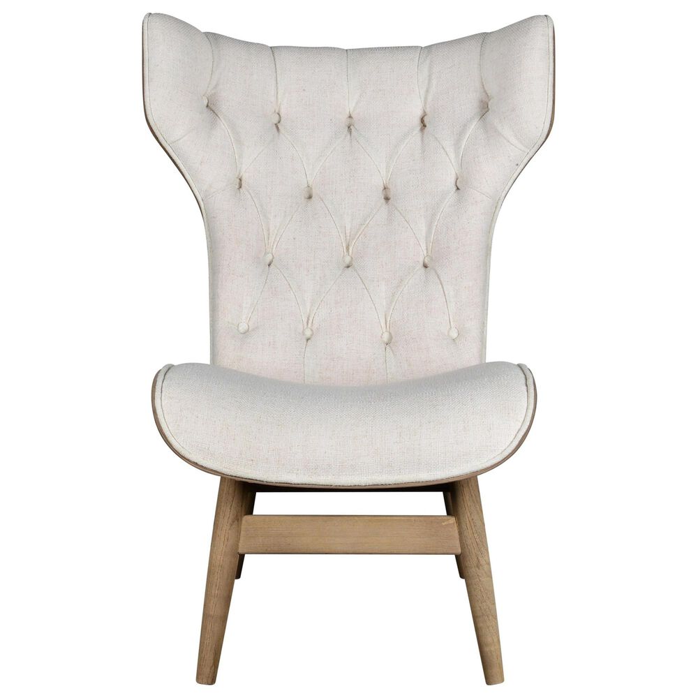 Southern Lighting Nashville Accent Chair in Cotton Boll and Natural Finish, , large