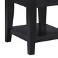 Crystal City Joplin End Table in Walnut and Ebony, , large