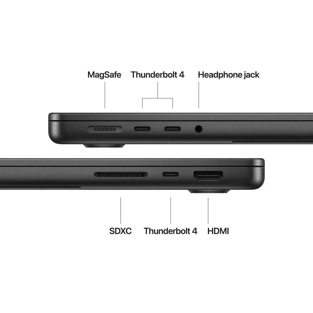 Apple MacBook Pro 14-inch Laptop 10 Core - M4 chip - 16GB Memory - 1TB SSD - Space Black &#40;Latest Model&#41;, , large