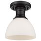 Golden Lighting Hines Semi-Flush in Matte Black, , large
