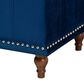 Baxton Studio Kaylee Storage Ottoman Bench in Navy Blue, , large