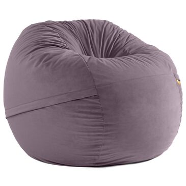 Jaxx Saxx 5" Large Round Bean Bag Chair in Purple, , large