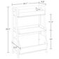 RiverRidge Home 3-Tier Kids Ladder Bookcase in White, , large