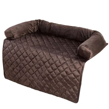 Timberlake PETMAKER Furniture Protector Large Pet Cover with Bolster in Brown, , large
