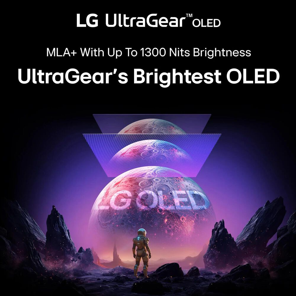 LG 27&#39;&#39; UltraGear OLED QHD Display Gaming Monitor in Black, , large