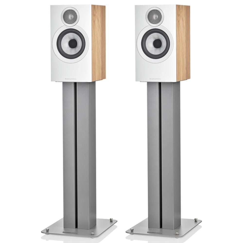Bowers & Wilkins 600 Series 607 S3 2-Way Stand-mount Loudspeaker Pair in Oak, , large