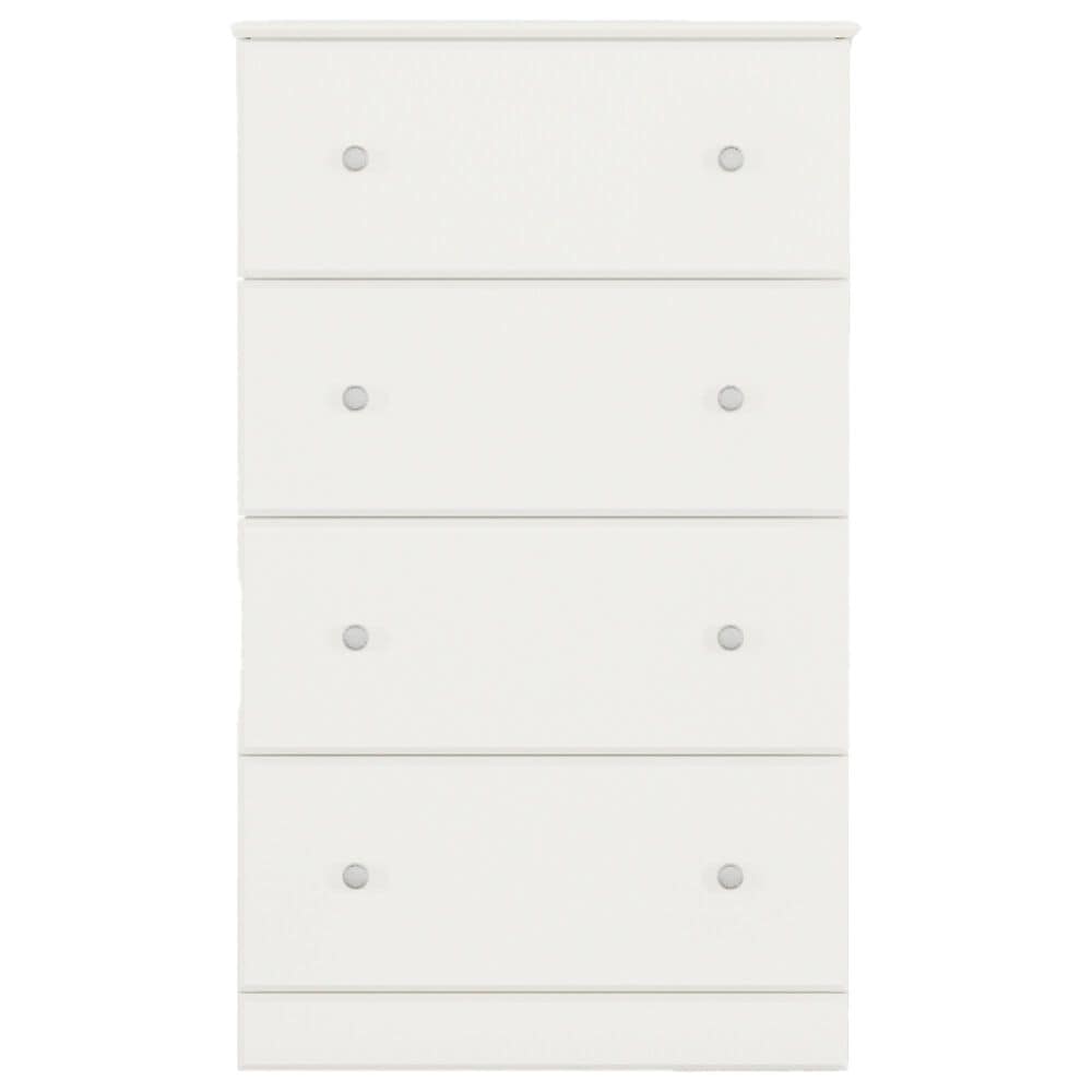 Lemoore Essentials 26" 4-Drawer Chest in Rockport White, , large