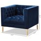 Baxton Studio Zanetta Lounge Chair in Navy, , large
